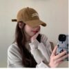 Wholesale Wide-brim Baseball Cap Women's Cap Shows Face Small Shape Embroidered Casual Shopping Head Outdoor Sunshade Handsome Men's Cap
