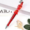 oly-f4e5c74c027bbf3ab094b3f8cf5bfac2 Wholesale High-transparent magic beaded stereo bow kitten vertical hole beads diy mobile phone chain keychain aessories