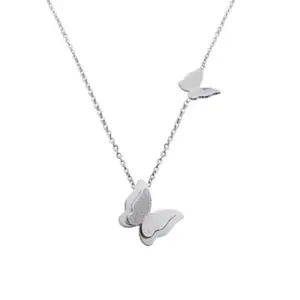 [925] Double Butterfly / Silver