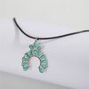 Wholesale Bohemian Style Vintage Turquoise Flower Necklace