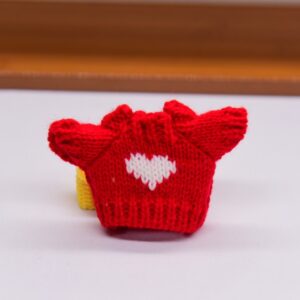 Red with heart / 5.5cm