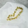 PVD Coated Real Gold Plated U Shape 304 Stainless Steel Hip-Hop Simple Style Waterproof Non Tarnish Bracelets