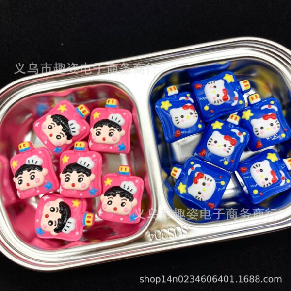Wholesale Pink blue cartoon cute bead