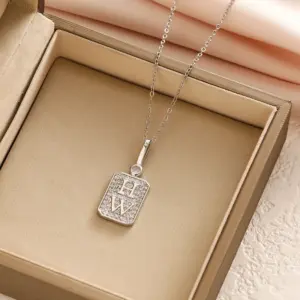 6279 Silver Letter Plate HW