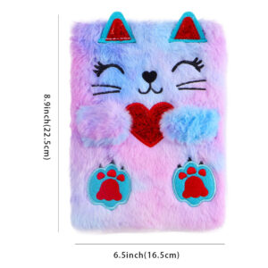 Baby fish-with lock / Tie-dyed Purple-Love Cat