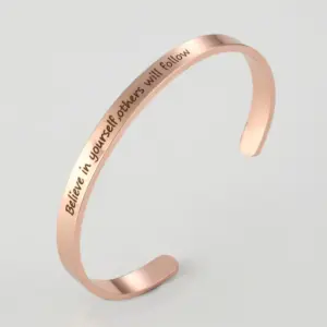 G2547 Rose Gold Believe in Yourself, Others Will Follow
