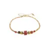 oly-f532195db168023f1171764f5d455f32 Wholesale PVD Coated Real Gold Plated Geometric Titanium Steel Fashion Waterproof Non Tarnish Bracelets