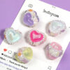 Wholesale Pearl sequin double-sided 3D heart-shaped beaded ball