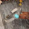 Wholesale Bohemian vintage style open bracelet with synthetic turquoise