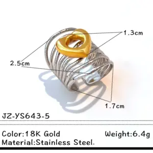 Gold and Silver / One Size / JZ-YS643-5