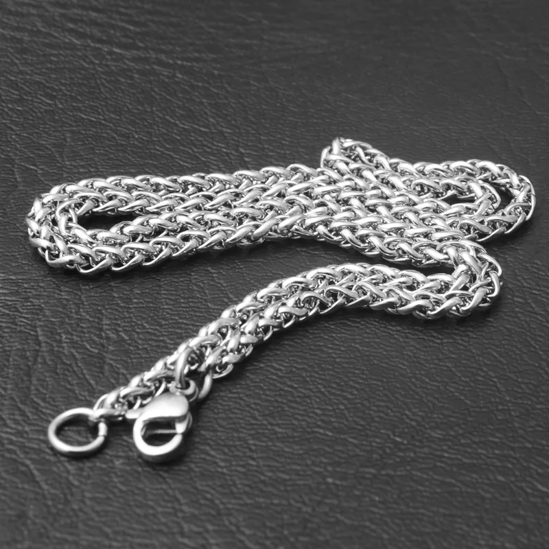 Wholesale Fashion Solid Color Stainless Steel Plating Necklace 1 Piece