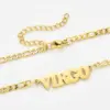 Wholesale Jewelry Simple Style Constellation 304 Stainless Steel 18K Gold Plated Plating Pendant Necklace