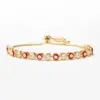 Wholesale Plated Geometric Colorful Devil's Eye Copper Fashion Enamel Copper Bracelets