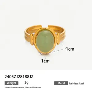 2405zj28188jz (Green Aventurine) / Adjustable Opening
