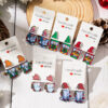 Wholesale Christmas-themed acrylic earrings