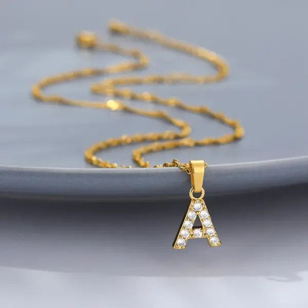 Wholesale Real Gold Plated Constellation 304 Stainless Steel Simple Style Classic Style Waterproof Non Tarnish 304 Stainless Steel Pendant Necklace