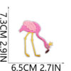 oly-f5b641a03a83d9aec35cd504349a029b Wholesale Flamingo Embroidered Cloth Patch Bag Decorative Elegant Red Crane Patch Cute Cole Flamingo Computer Embroidered Label