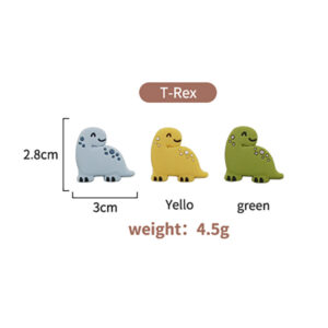 Tyrannosaurus rex [silicone beads] (minimum order of 20 pieces per style and color, random delivery or please contact us for notes)
