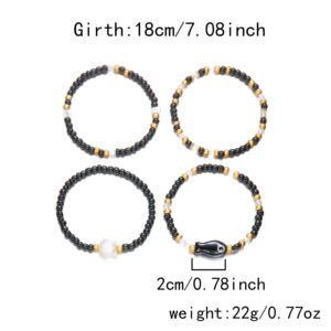 Black four-piece suit