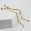 Wholesale Simple Style Geometric 304 Stainless Steel 18K Gold Plated Stainless Steel Bracelets In Bulk