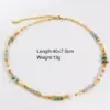 Casual Simple Style Multicolor Natural Stone Freshwater Pearl Shell Beaded Handmade Plating Necklace