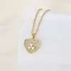 Water Plating Vacuum Plating Real Gold Plated 18K Gold Christmas Tree Heart Shape Flower 304 Stainless Steel Titanium Steel Korean Style Waterproof Non Tarnish 201 Stainless Steel Pendant Necklace