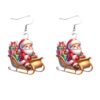 Wholesale Santa Claus Acrylic Earrings