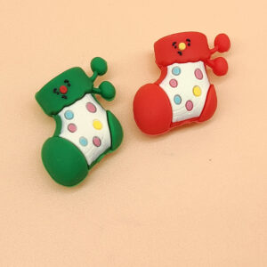 Christmas stockings [red] with silicone beads (please contact us to specify if you need other colors)
