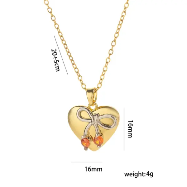 Wholesale PVD Coated Real Gold Plated 18K Gold Moon Rose Stainless Steel Vacation Classic Style Waterproof Non Tarnish Titanium Steel Pendant Necklace
