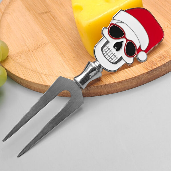 oly-f5e814a0505d0432703bd7f3b4d0848b Wholesale Christmas wine stopper, Christmas skull corkscrew, fruit fork wine bottle stopper