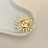 PVD Coated 14K Gold Real Gold Plated Pentagram Heart Shape Flower 304 Stainless Steel Casual Sexy British Style Waterproof Non Tarnish Rings