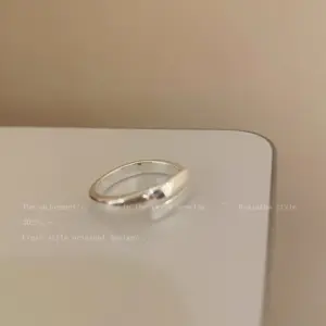 J954 Thick Silver B / Adjustable Opening