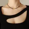 Wholesale PVD Coated 18K Gold Plated 18K Gold 304 Stainless Steel 304 Stainless Steel Necklace