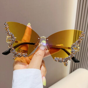 Source factory straight hair] / C03 Phoenix Butterfly 9933# [Gradient Yellow] Full Diamond