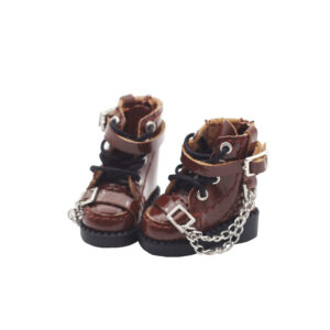 Dark brown / OB double chain Boots