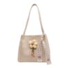 Wholesale Vacation Seaside Woven Straw Bag Women's Large Capacity 2025 New Rattan Satchel Shoulder Bag Commuter Tote Bag