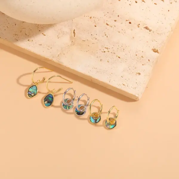 Wholesale Copper Geometric Zircon 14K Gold Plated Elegant Classic Style Earrings