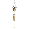 Wholesale Cross-border new house bird cage wind chime iron bird glass handicraft pendant courtyard balcony garden decoration