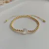 Wholesale Retro Cross Star Heart Shape Pearl Copper Bracelets In Bulk