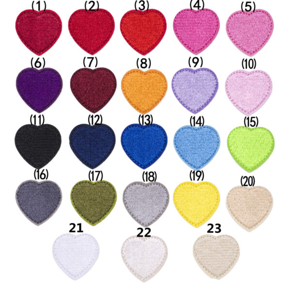 oly-f645a9098b419b2c83bb31578ea9f222 Wholesale Heart-shaped fabric patch for clothing embroidery