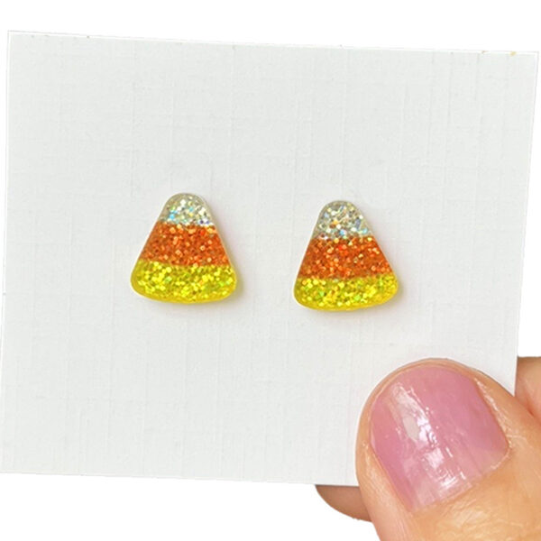 Wholesale Cute Halloween Mini Sparkling Earrings