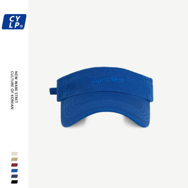 oly-f653d9335370b871380ecea239c84b9b Wholesale Simple Letter Casual Street Cap Women's Summer Breathable Sunshade Empty Top Baseball Cap Fashionable Sun Protection Face-Covering Cole