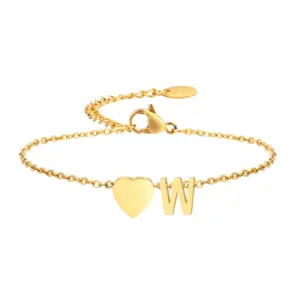 Gold / Letter W