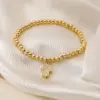 Wholesale Jewelry Simple Style Commute Geometric Imitation Pearl Copper Bracelets
