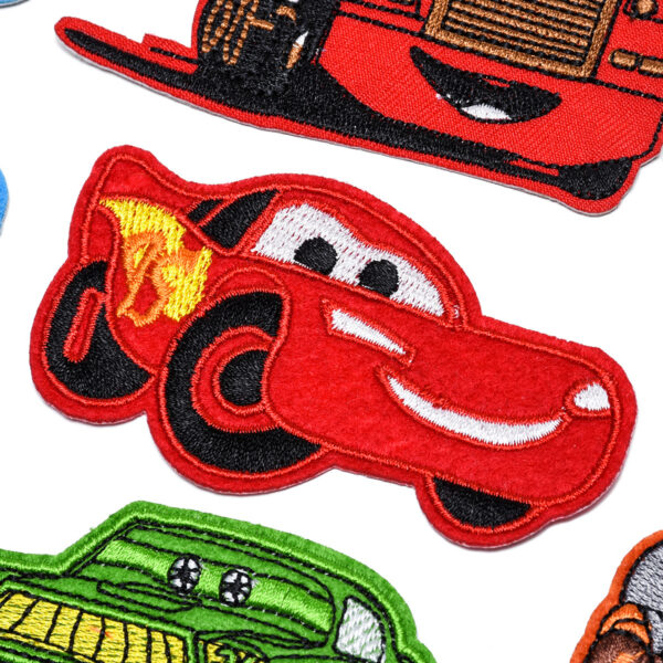 Wholesale DIY patchs cartoon car story embroidery cloth stickers OLY Exclusive