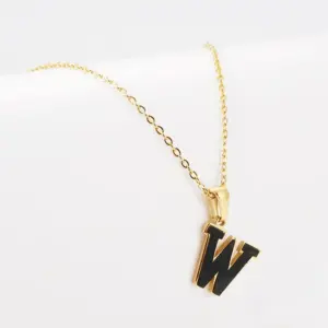 Gold W (Including Chain)