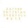 Wholesale 201 Stainless Steel Artificial Pearl Letter Electroplated Stone-Free 18K Real Gold Plated Casual Classic Style Waterproof Non Tarnish Gold Pendant Necklace