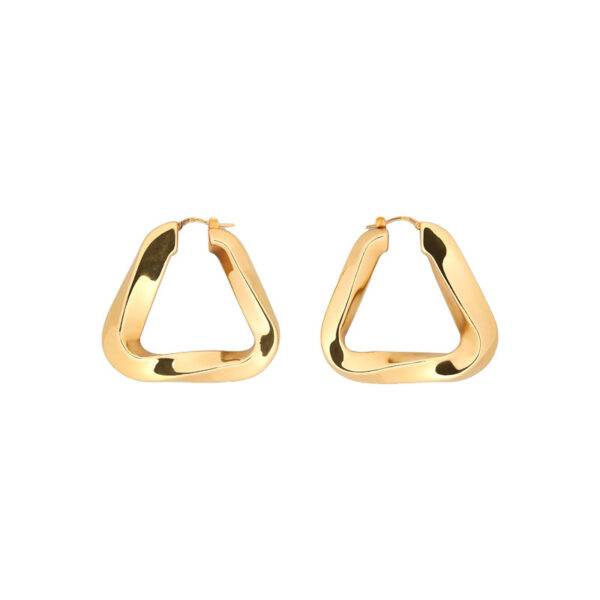 Wholesale Irregular Earrings Earrings Women's Ins Style Simple Elegant Triangle Exaggerated European and American Geometric Earrings