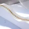 oly-f6782102c466ae1368f8a264554edfb3 Wholesale PVD Coated Real Gold Plated 18K Gold Solid Color 304 Stainless Steel Simple Style Waterproof Non Tarnish Bracelets Necklace