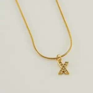 Gold Letter X / 18K